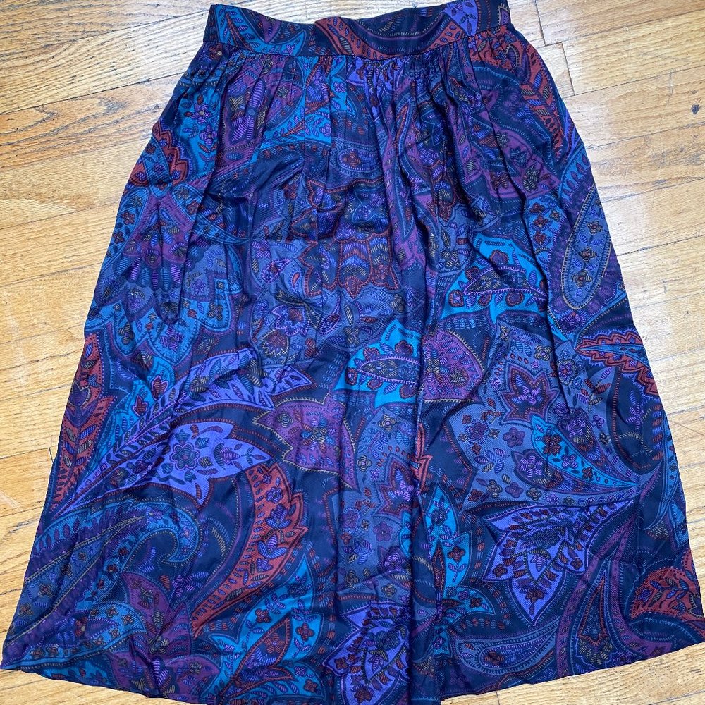 Vintage Paisley Skirt!